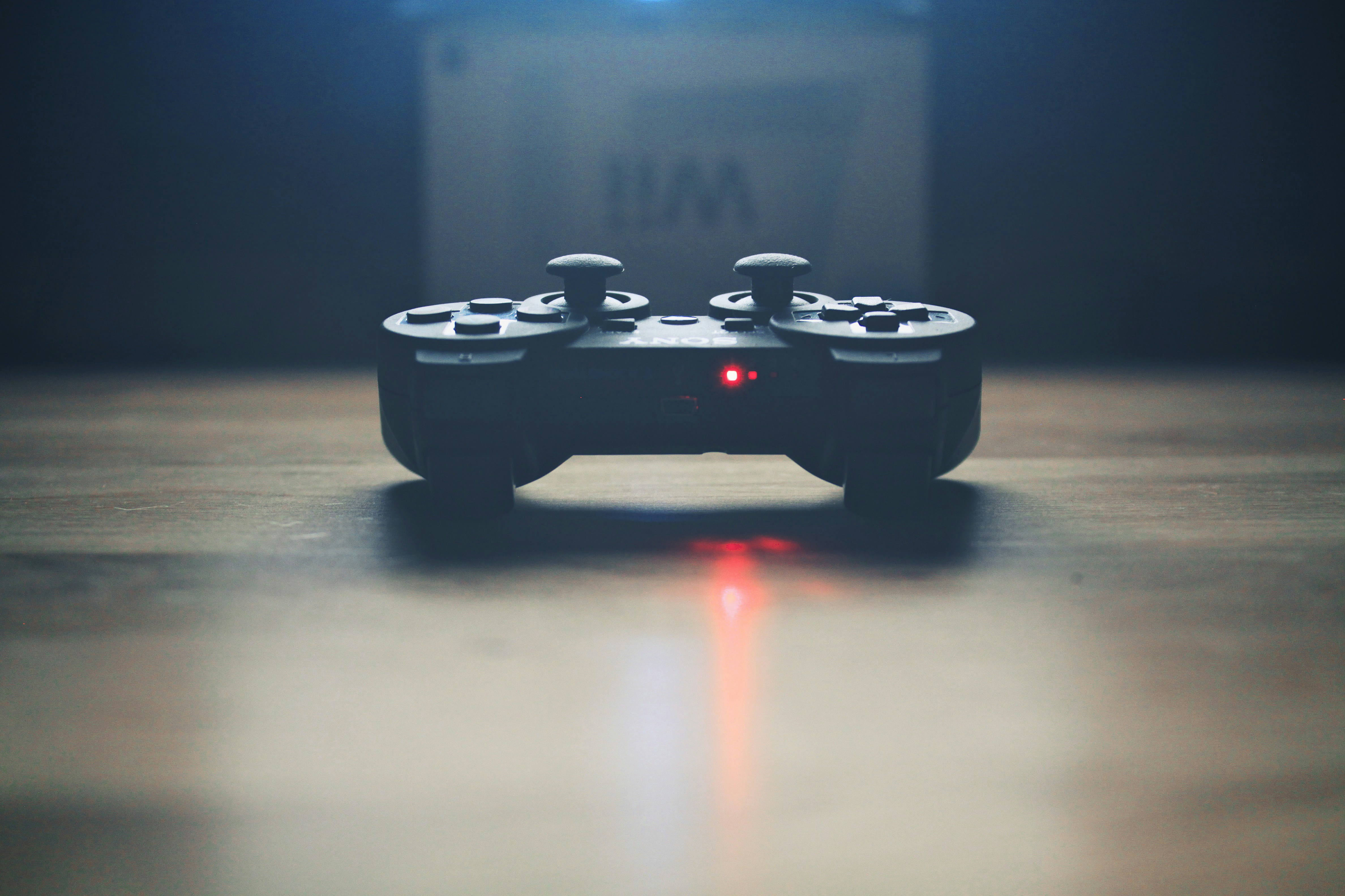 Gamer with headphones